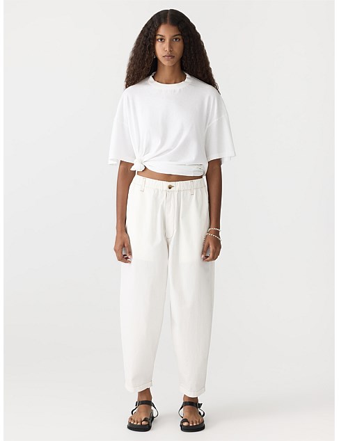 crushed cotton summer pant