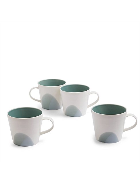 1815 Signature Mug 400ml Green Set of 4