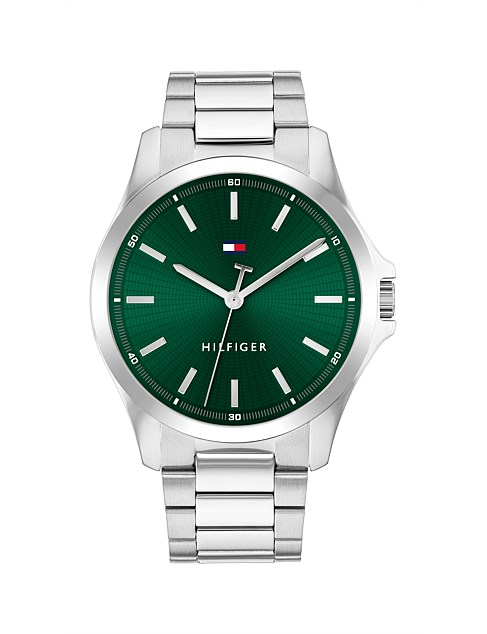 Tommy Hilfiger Bruce Stainless Steel Green Dial Men