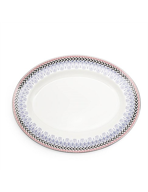 WW FESTIVE TABLE OVAL PLATTER 39.2C