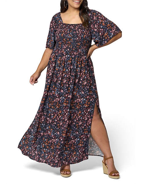 INDIGO TONIC - RENATA MAXI DRESS