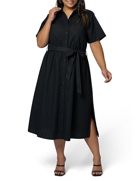 SOMETHING 4 OLIVIA - FRANKIE SHIRT MIDI DRESS