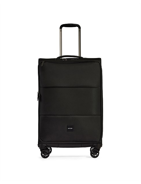 SOFT STRIPE 71CM EXP SUITCASE BLACK