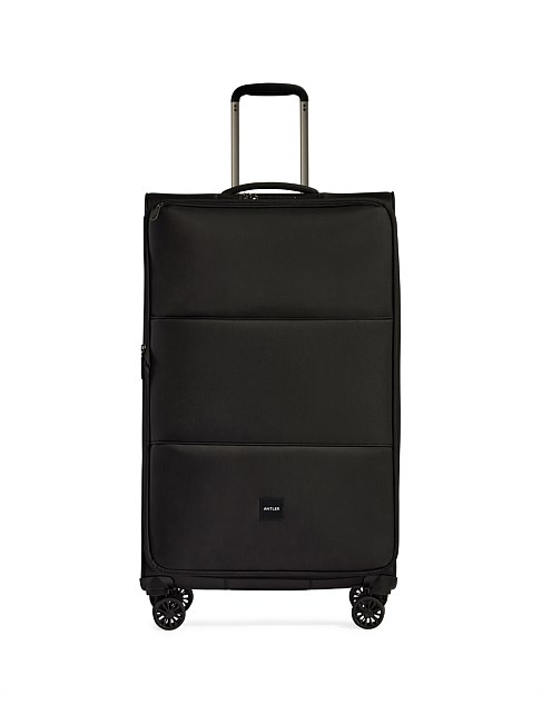 SOFT STRIPE 81CM EXP SUITCASE BLACK