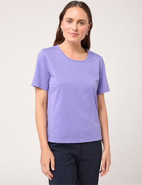 KINNERSLY SCOOP NECK TEE