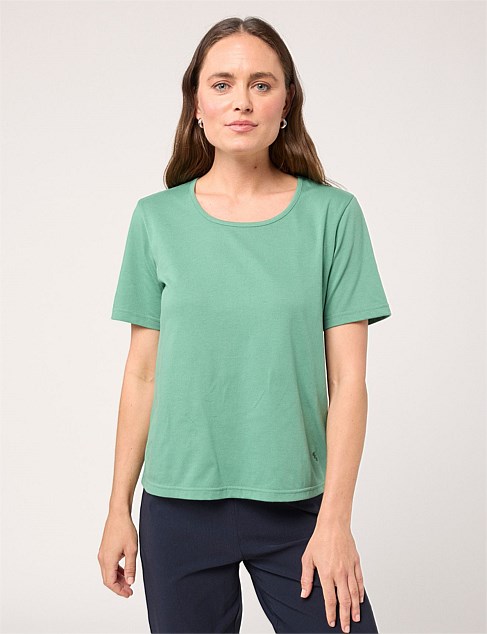 KINNERSLY SCOOP NECK TEE