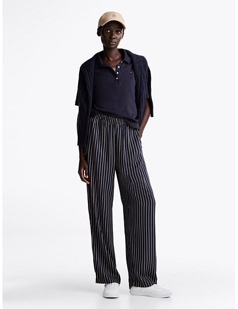 Stripe Relaxed Trousers