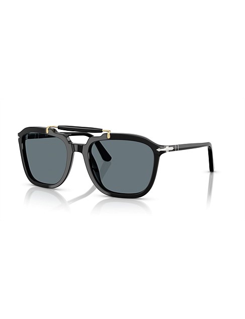 Square BLACK DARK BLUE POLAR Sunglasses