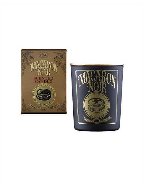 MACARON NOIR SCENTED CANDLE 600G