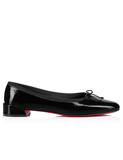 SWEETIE JANE FLAT PATENT VOG/GG/LINING BLACK/LIN BLACK