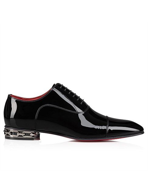 GREGGY ATLAS W FLAT PATENT BLACK/LIN LOUBI