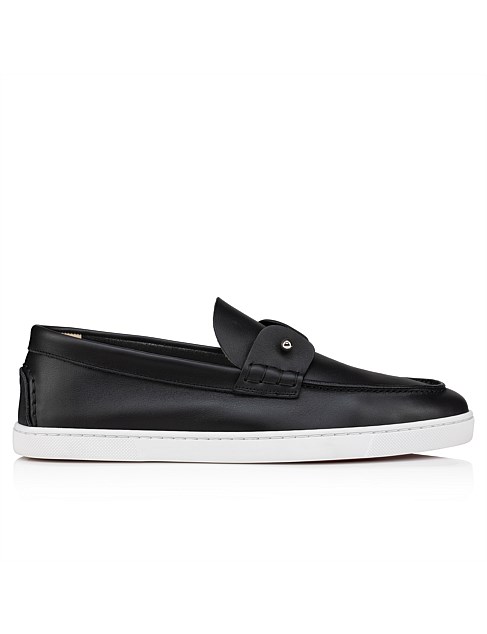 CHAMBELIBOAT FLAT CALF DS BLACK