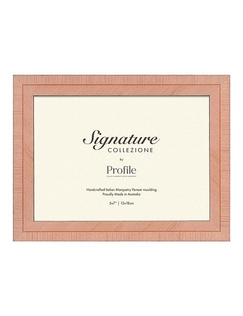 Signature Italian Veneer Photo Frame - Giardino Rosa 5x7in