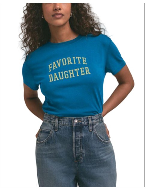 Favorite Daughter Cropped Collegiate T-Shirt