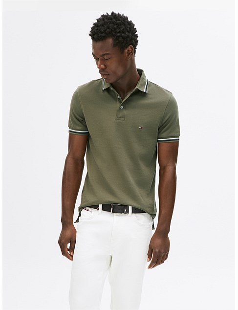 Slim Tipped Polo Shirt