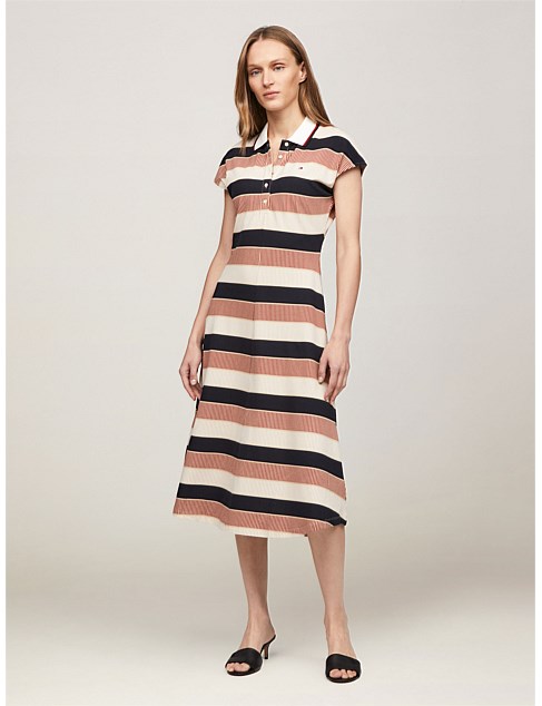 All-Over Print Polo Dress