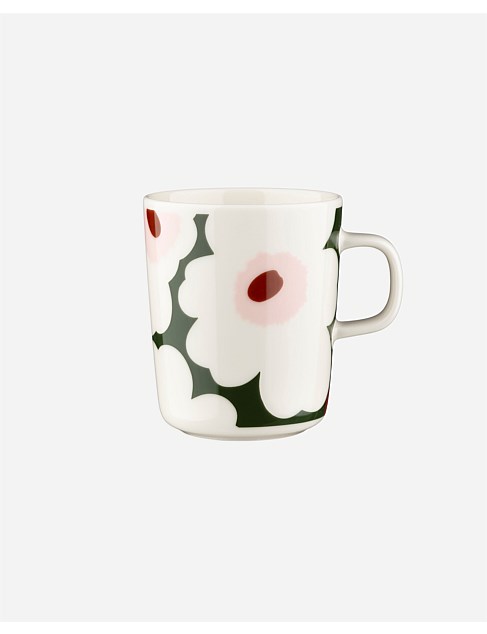 Oiva Unikko mug green/pink 250ml