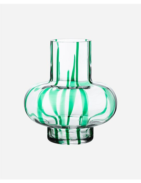 Umpu vase clear/green