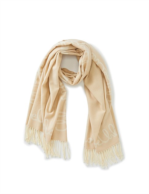 CHLOE ICONIC JACQUARD STOLE SCARF