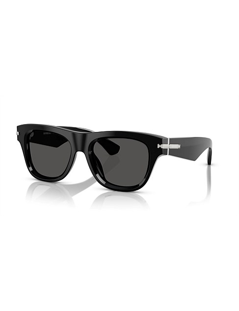 Square BLACK DARK GREY Sunglasses