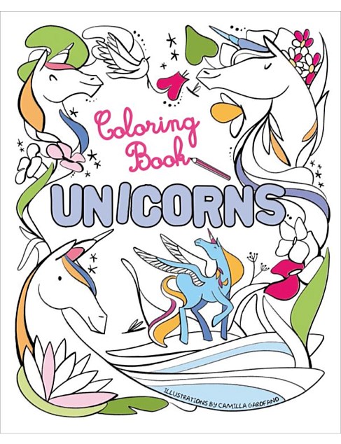 Unicorns Coloring Book