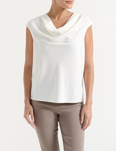 COWL NECK BLOUSE