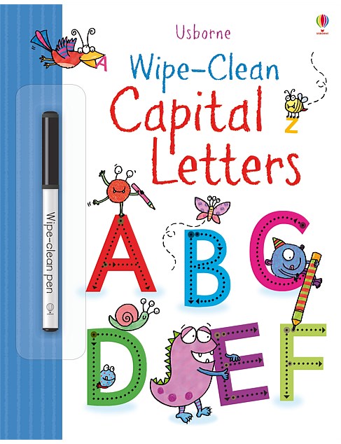 WIPE CLEAN CAPITAL LETTERS