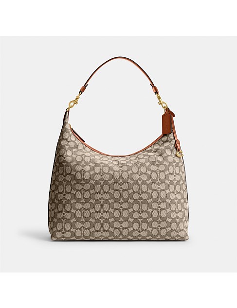 JULIET SHOULDER BAG 38 IN SIGNATURE TEXTILE JACQUARD