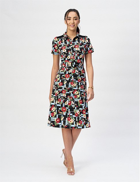 EVA SHIRTDRESS WITH MATCHING BELT