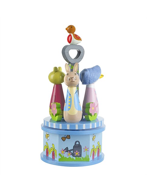 peter rabbit musical figurine