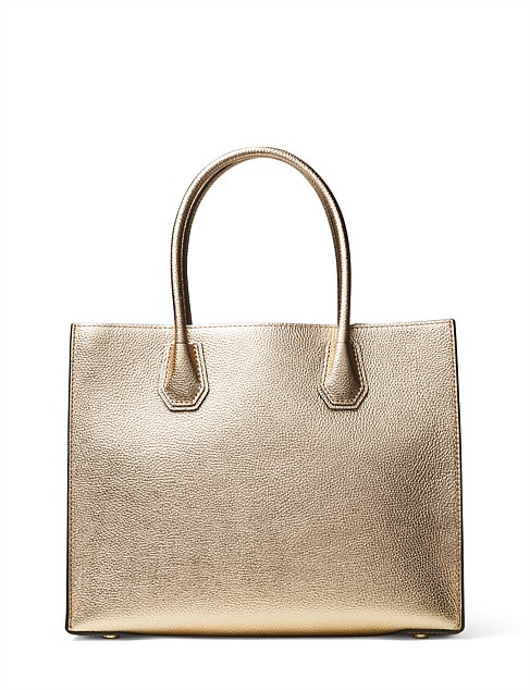 large metallic tote