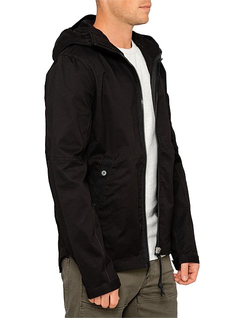 batt hooded overshirt