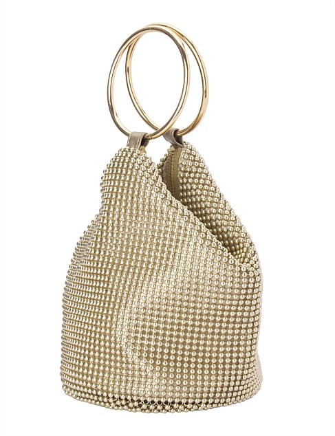 bianca ball mesh handle bag