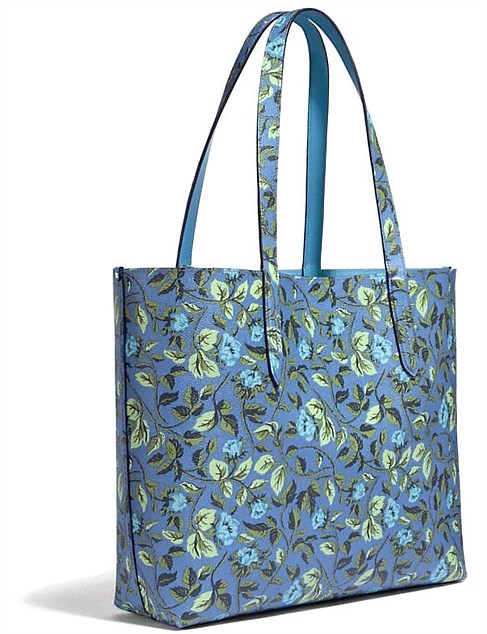 coach highline tote with floral print