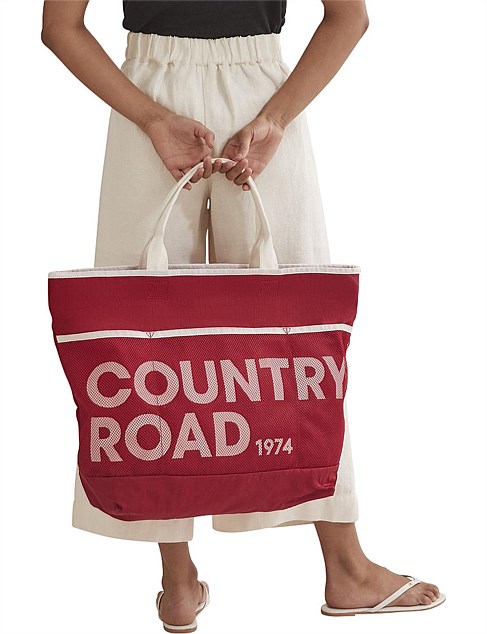 country road mesh bag