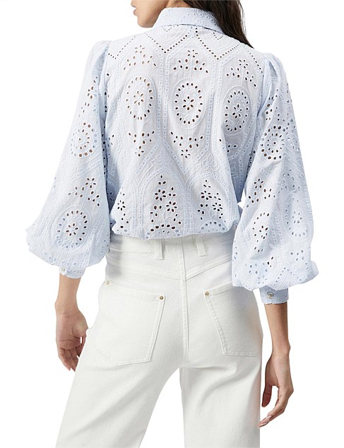 witchery broderie shirt