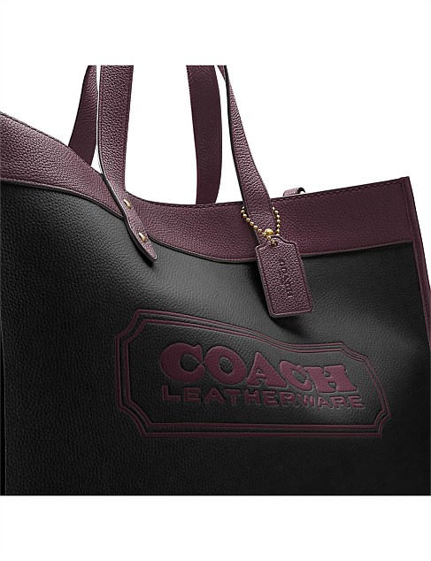 coach field tote colorblock