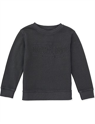 country road heritage sweat black