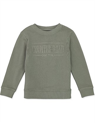 country road heritage sweat black