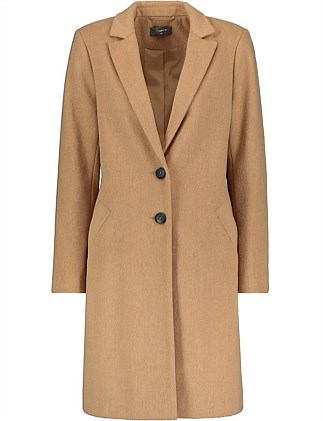 David jones camel outlet coat