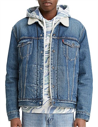 david jones sherpa jacket