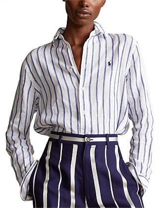 striped ralph lauren shirt women's