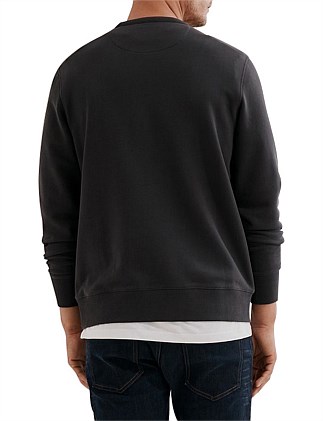 country road heritage sweat black