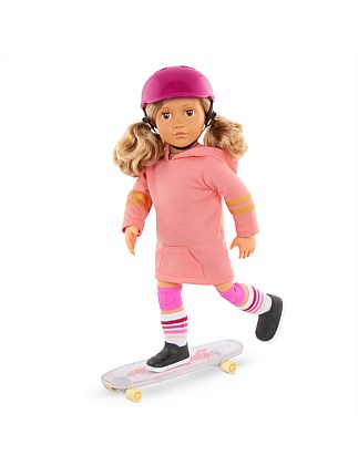 Our Generation Deluxe Doll Girl Skateboard W/book, Ollie | David Jones