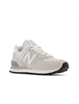 all white new balance 574 womens