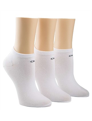 3 pack women's logo liner low cut sock