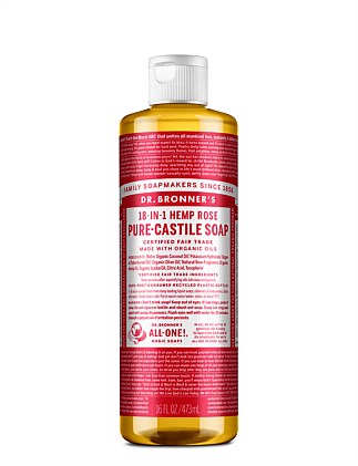 LIQUID CASTILE SOAP 473ML - ROSE