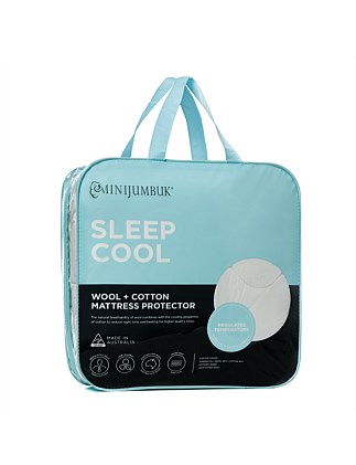 Sleep Cool Australian Wool/Cotton Protector Super King