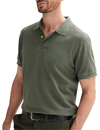 Cotton Pique Marle Polo