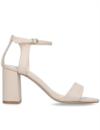 KIKI NUDE HEELED SANDAL